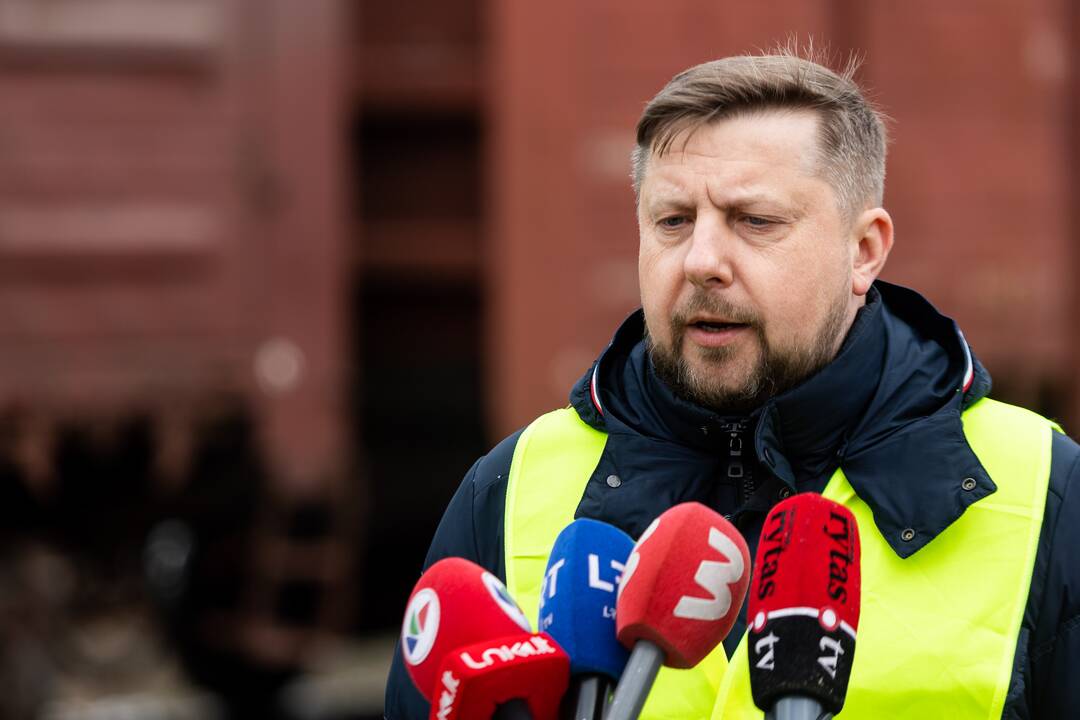 Spaudos konferencija apie stiprinamą krovinių gabenimo kontrolę
