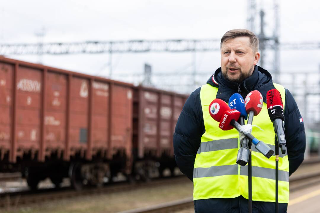 Spaudos konferencija apie stiprinamą krovinių gabenimo kontrolę