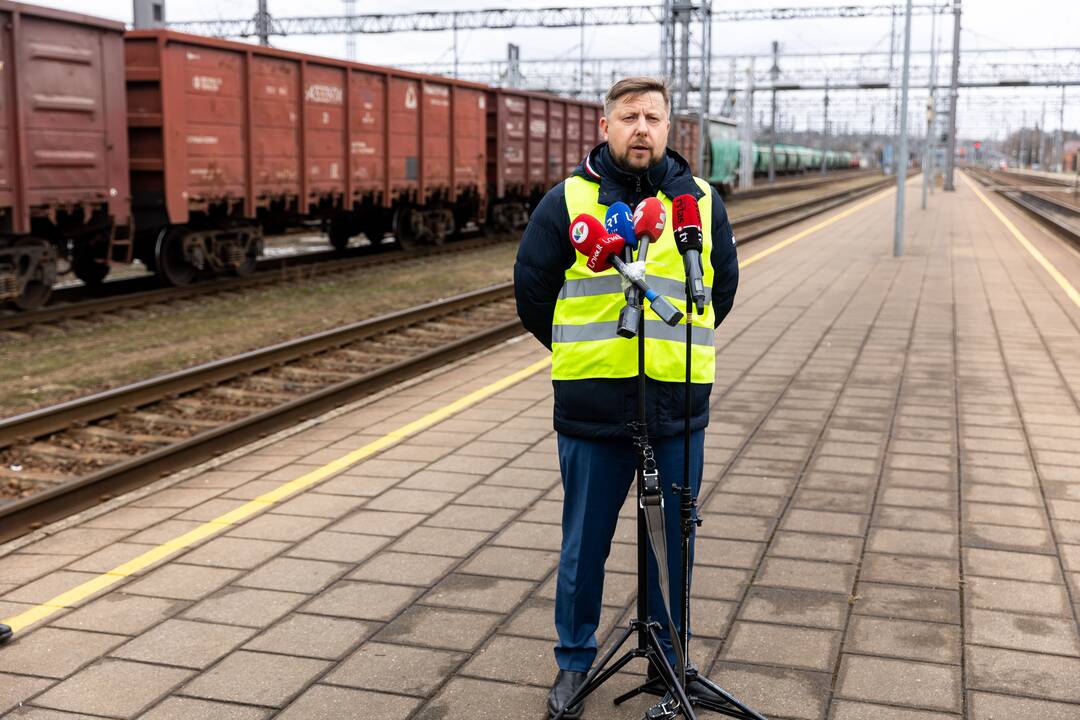 Spaudos konferencija apie stiprinamą krovinių gabenimo kontrolę