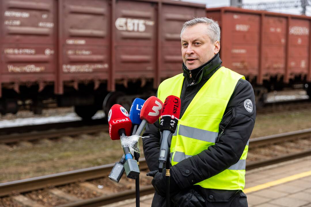 Spaudos konferencija apie stiprinamą krovinių gabenimo kontrolę