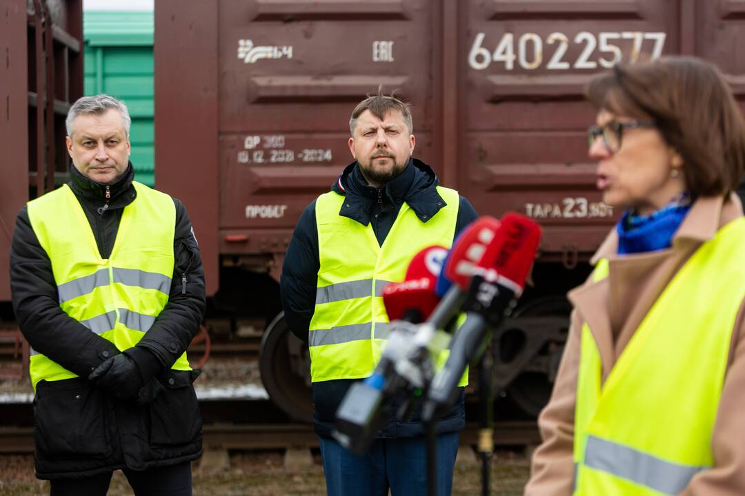 Spaudos konferencija apie stiprinamą krovinių gabenimo kontrolę