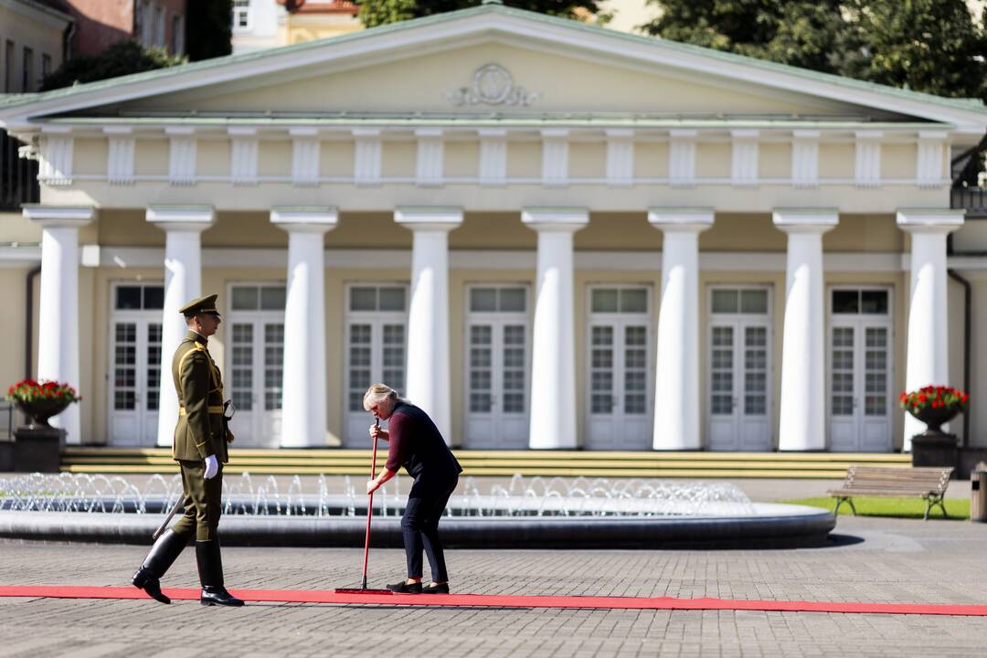 J. Bidenas Vilniuje susitiko su G. Nausėda