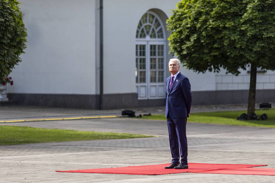 J. Bidenas Vilniuje susitiko su G. Nausėda