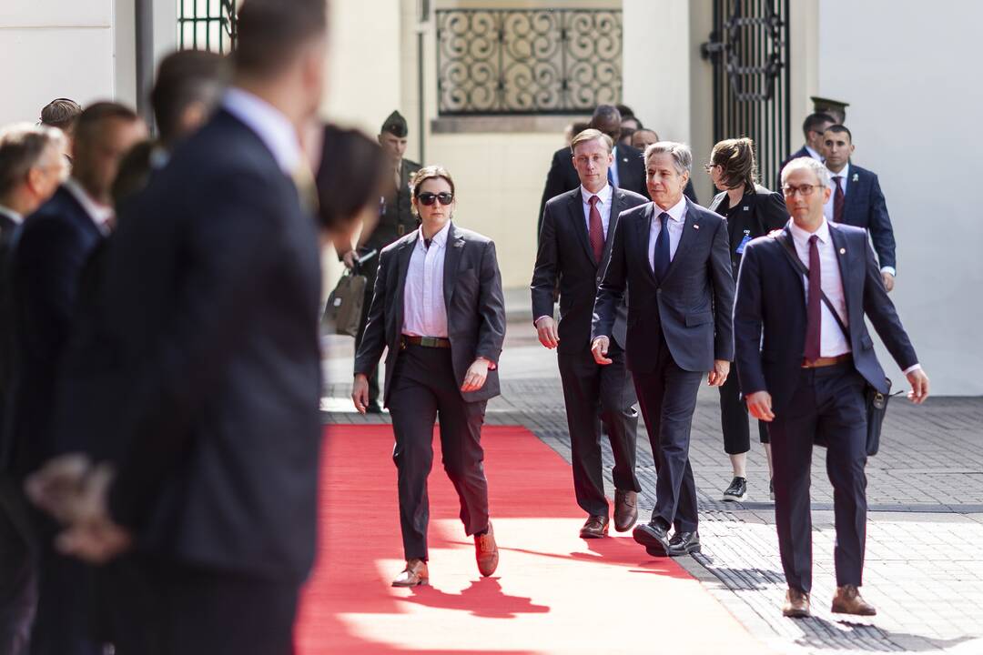 J. Bidenas Vilniuje susitiko su G. Nausėda
