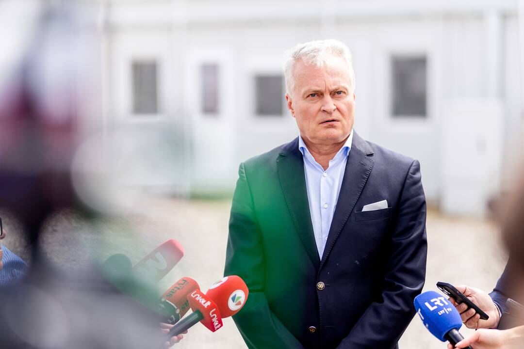 Prezidentas lankėsi karinio miestelio statybvietėje Pajūrio miestelyje