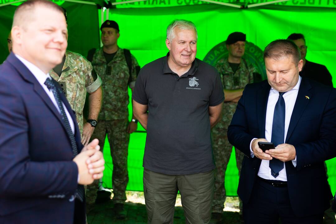 VSAT organizuotos taktinės pratybos „Priedanga – 2023“