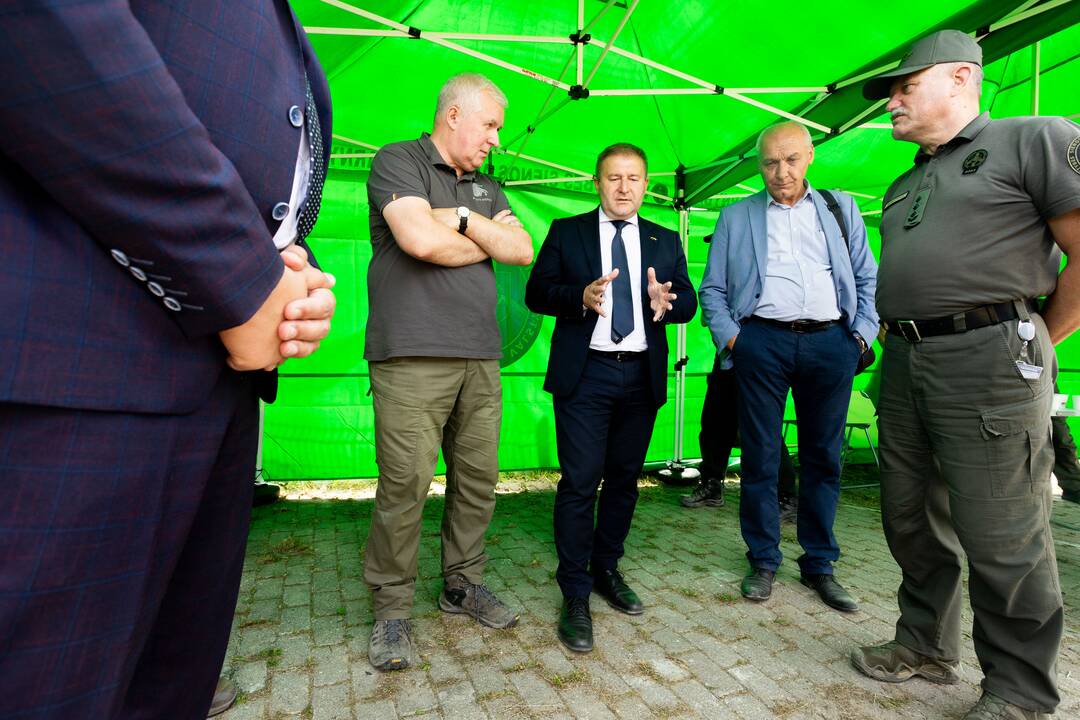 VSAT organizuotos taktinės pratybos „Priedanga – 2023“