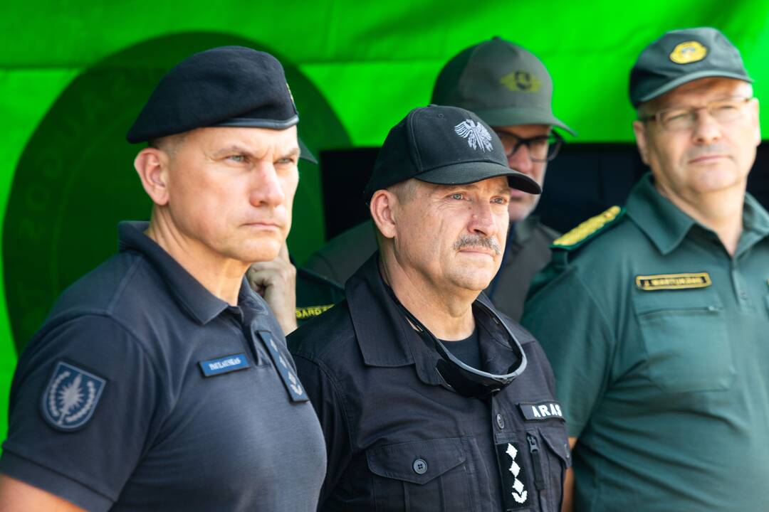 VSAT organizuotos taktinės pratybos „Priedanga – 2023“