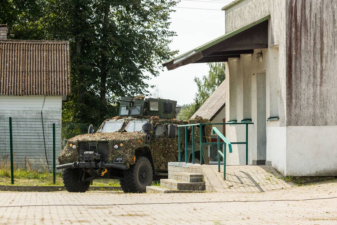 VSAT organizuotos taktinės pratybos „Priedanga – 2023“
