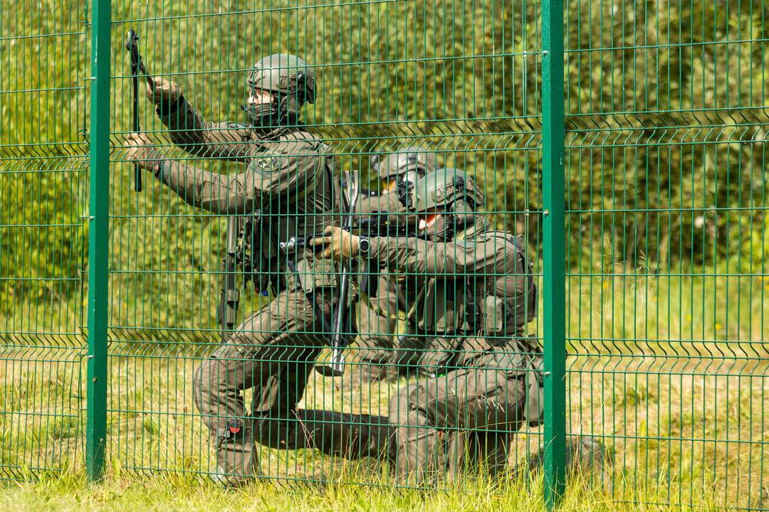 VSAT organizuotos taktinės pratybos „Priedanga – 2023“