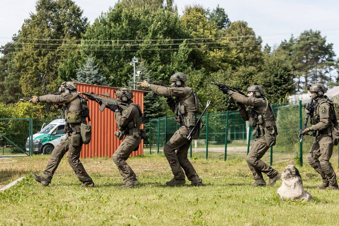 VSAT organizuotos taktinės pratybos „Priedanga – 2023“