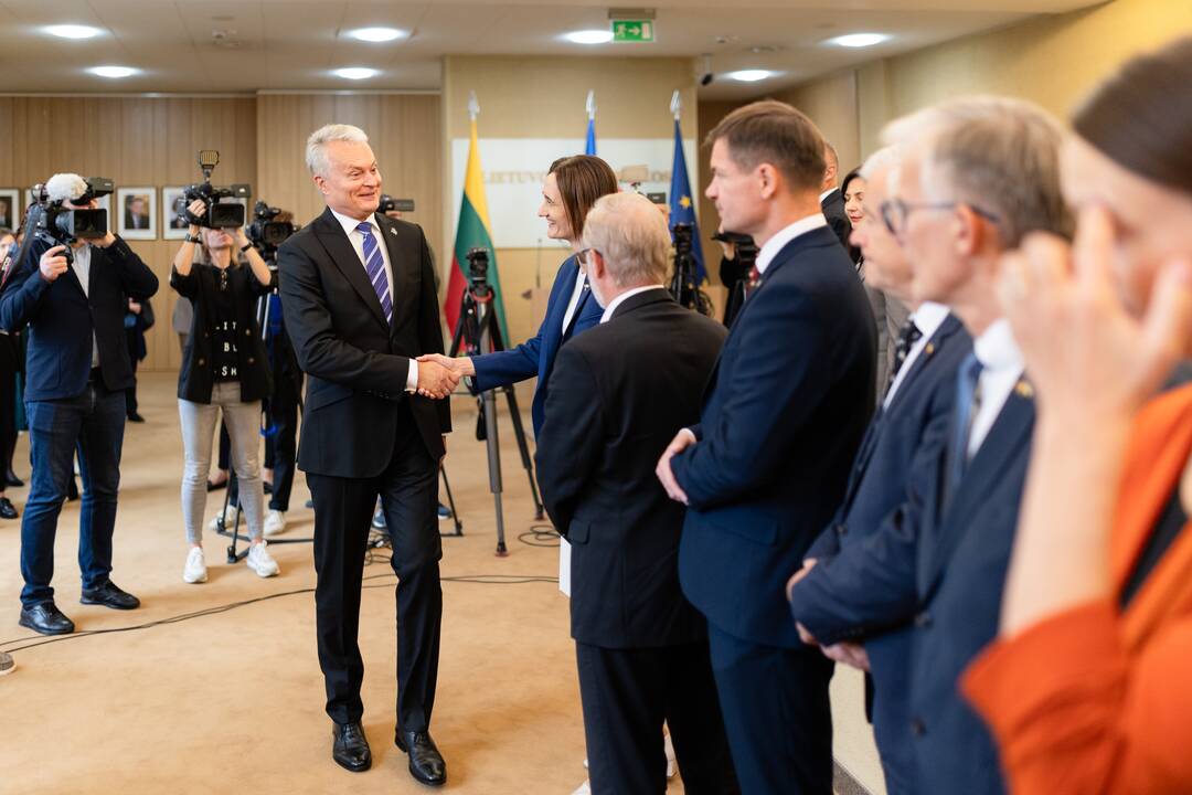 G. Nausėda susitiko su Seimo valdybos nariais