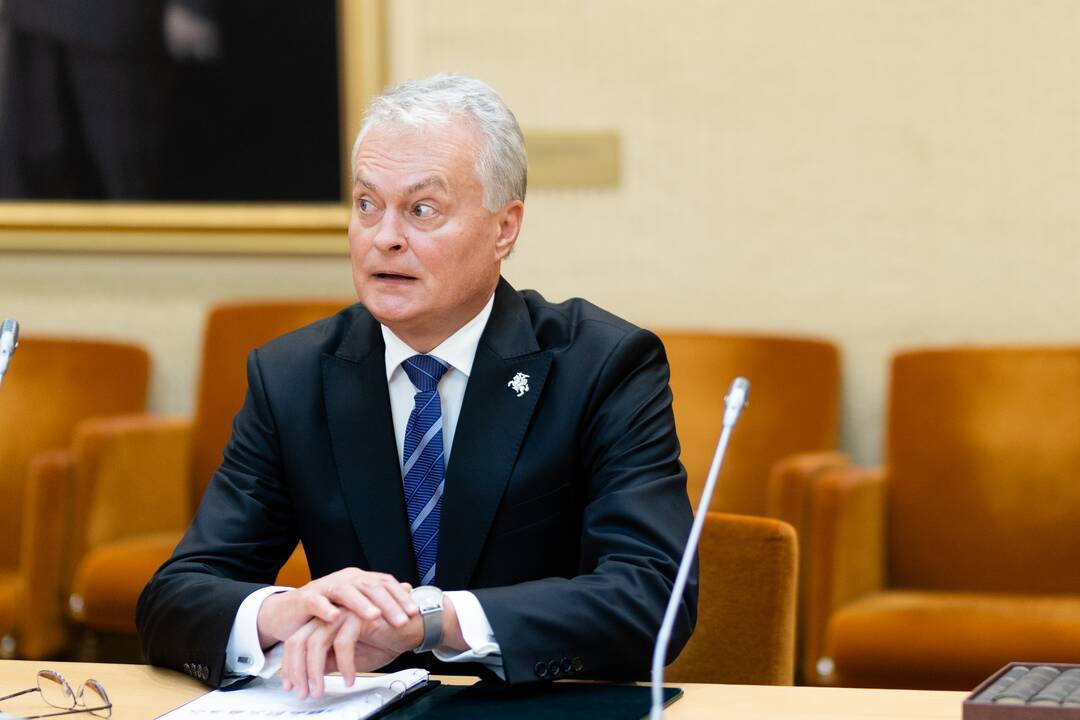 G. Nausėda susitiko su Seimo valdybos nariais