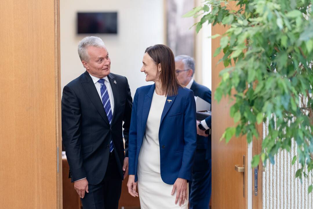 G. Nausėda susitiko su Seimo valdybos nariais