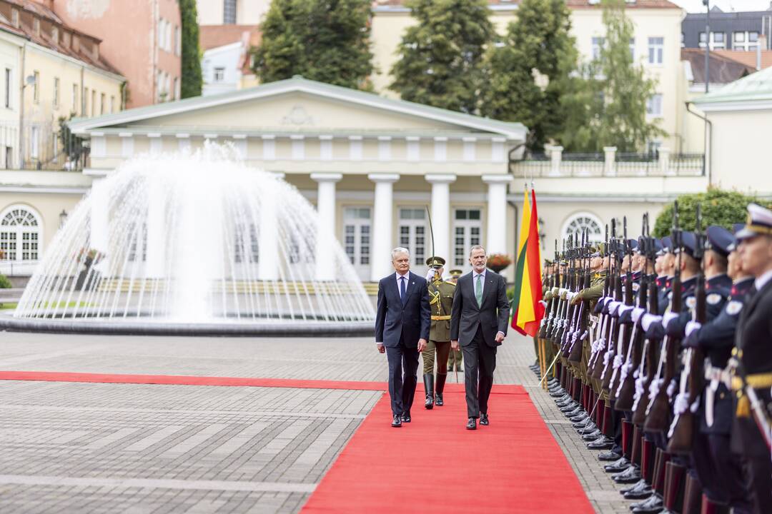 Lietuvoje lankosi Ispanijos karalius