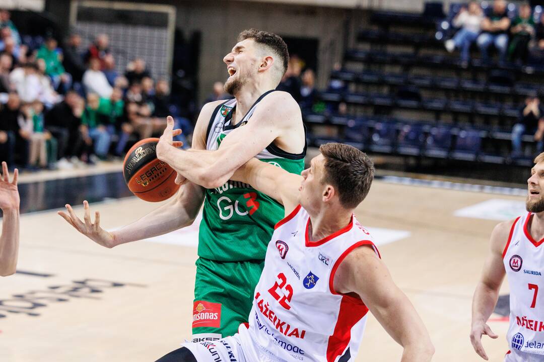 LKL ketvirtfinaliai: Kauno „Žalgiris“ – Mažeikių „M Basket-Delamode“