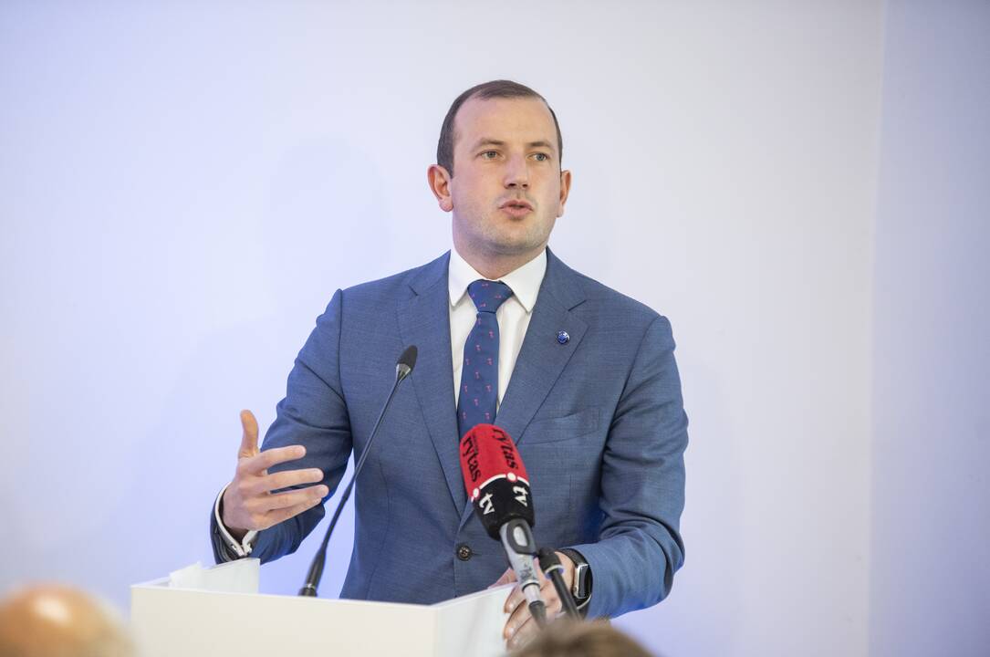 Giedrius Bučas (kairėje) ir Valdas Adamkus
