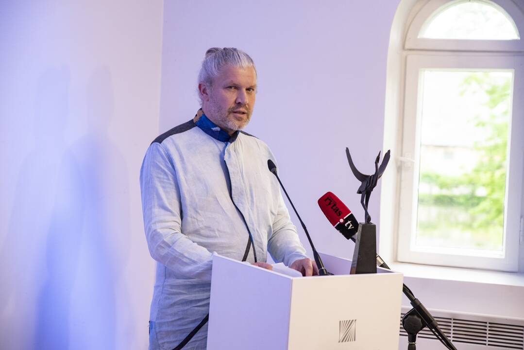 Giedrius Bučas (kairėje) ir Valdas Adamkus