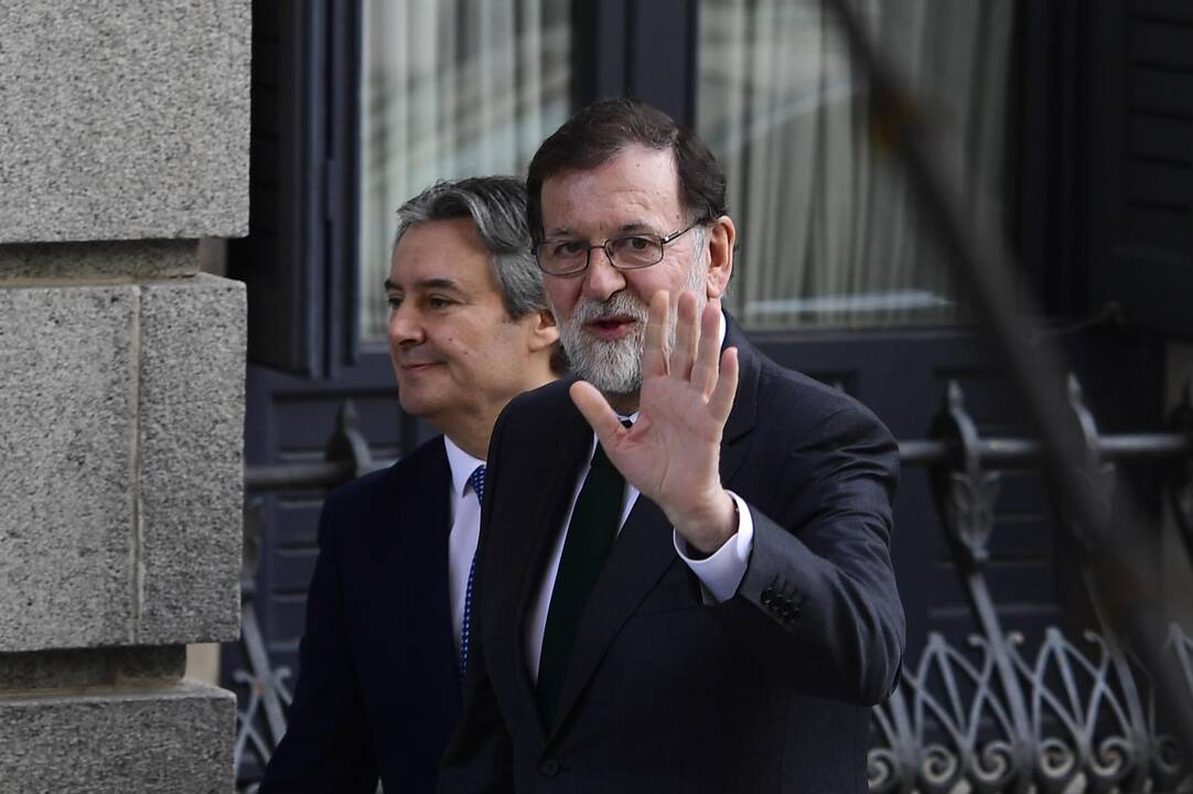 Pedro Sanchezas (kairėje) ir Mariano Rajoy