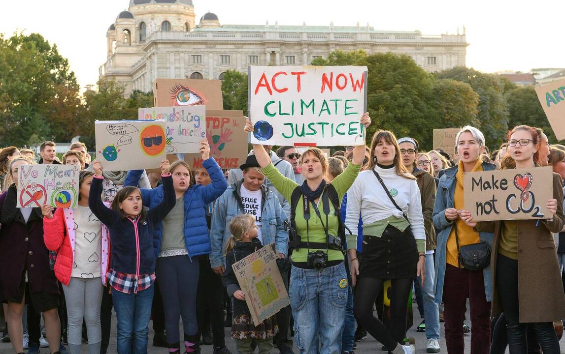 Moksleivių protestai prieš klimato pokyčius