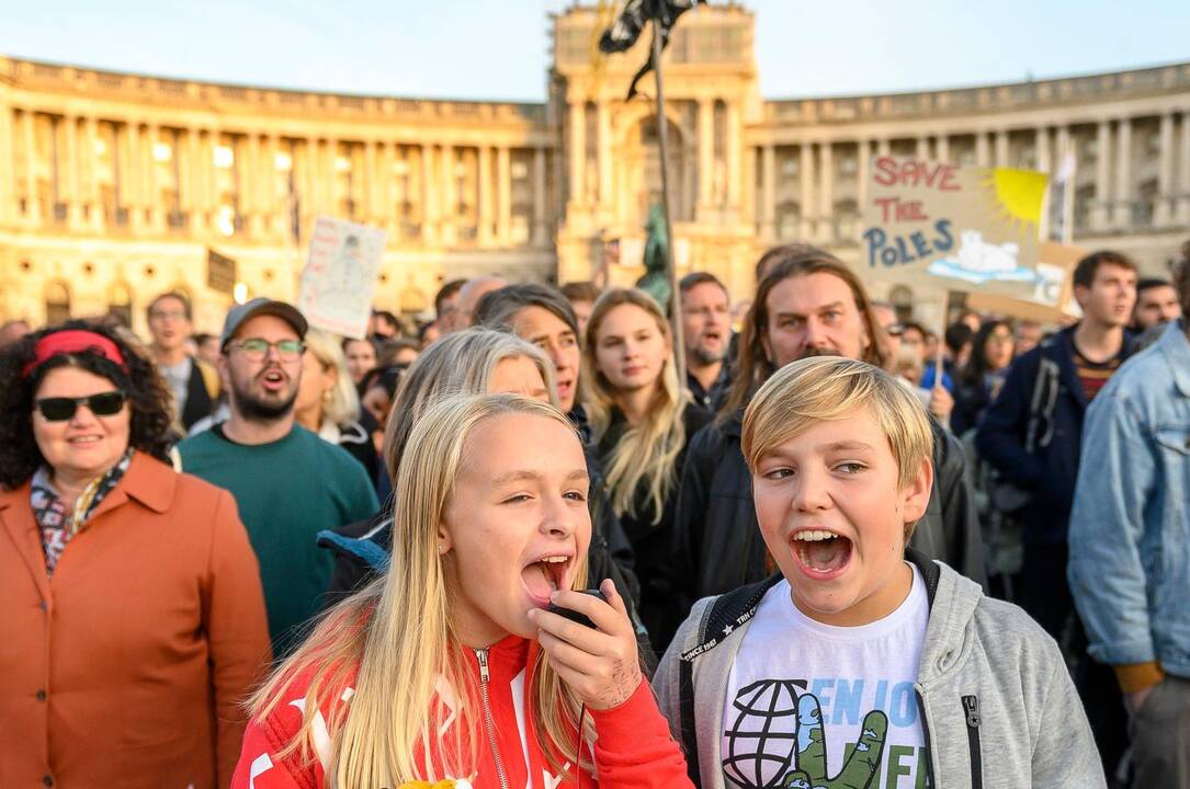 Moksleivių protestai prieš klimato pokyčius