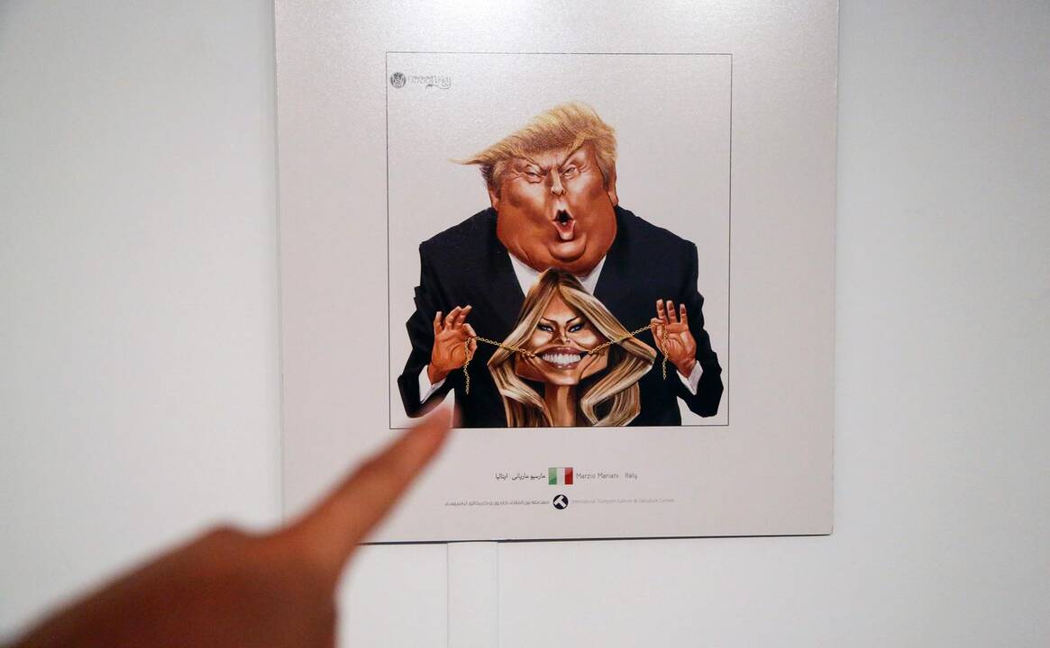 Donaldo Trumpo karikatūra