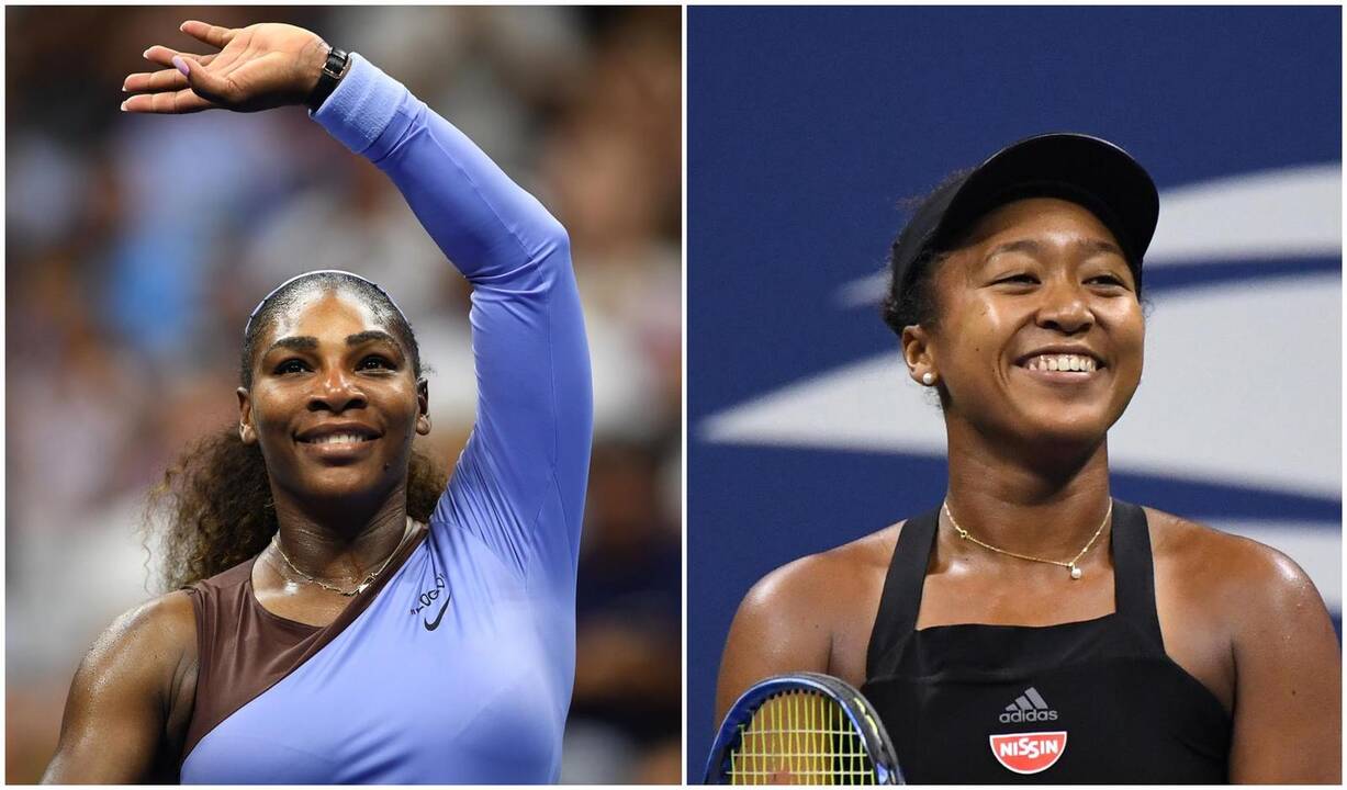 Serena Williams ir Naomi Osaka