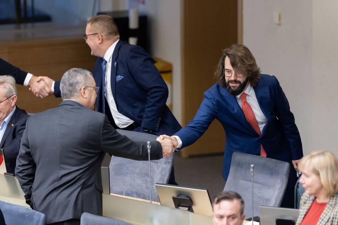 Vyriausybės programos tvirtinimas Seime