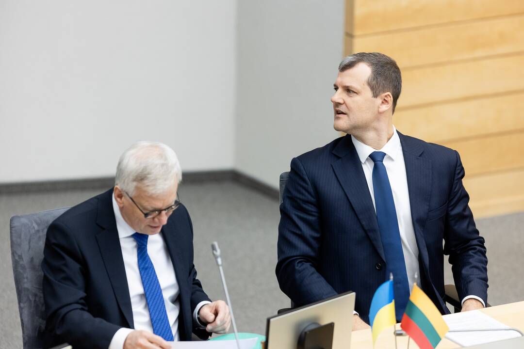Vyriausybės programos tvirtinimas Seime