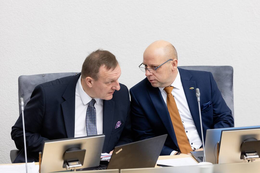 Vyriausybės programos tvirtinimas Seime