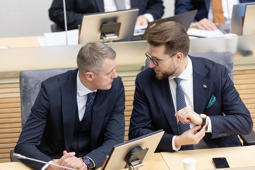 Vyriausybės programos tvirtinimas Seime