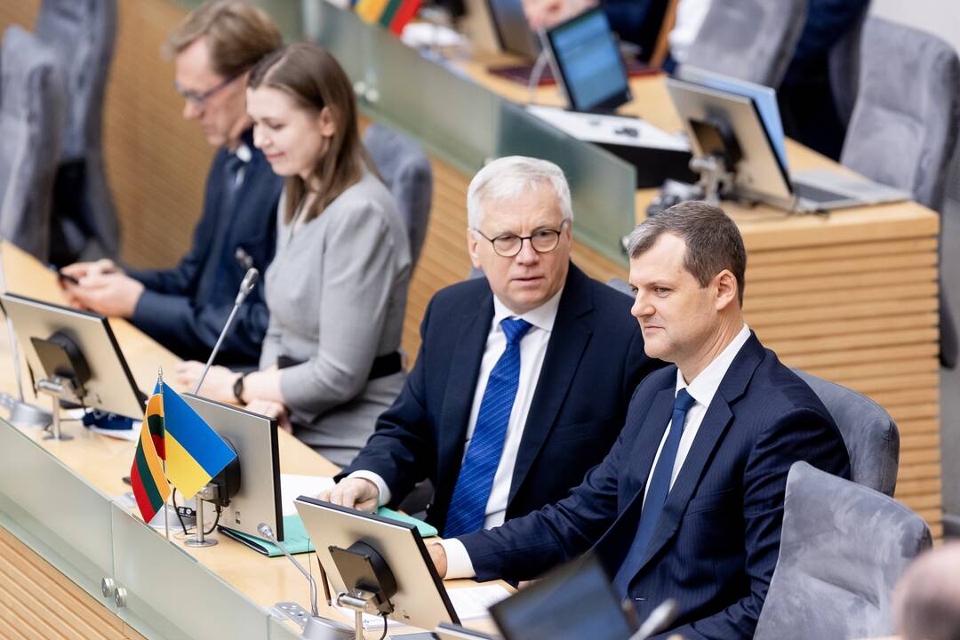 Vyriausybės programos tvirtinimas Seime