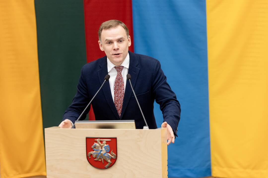 Vyriausybės programos tvirtinimas Seime