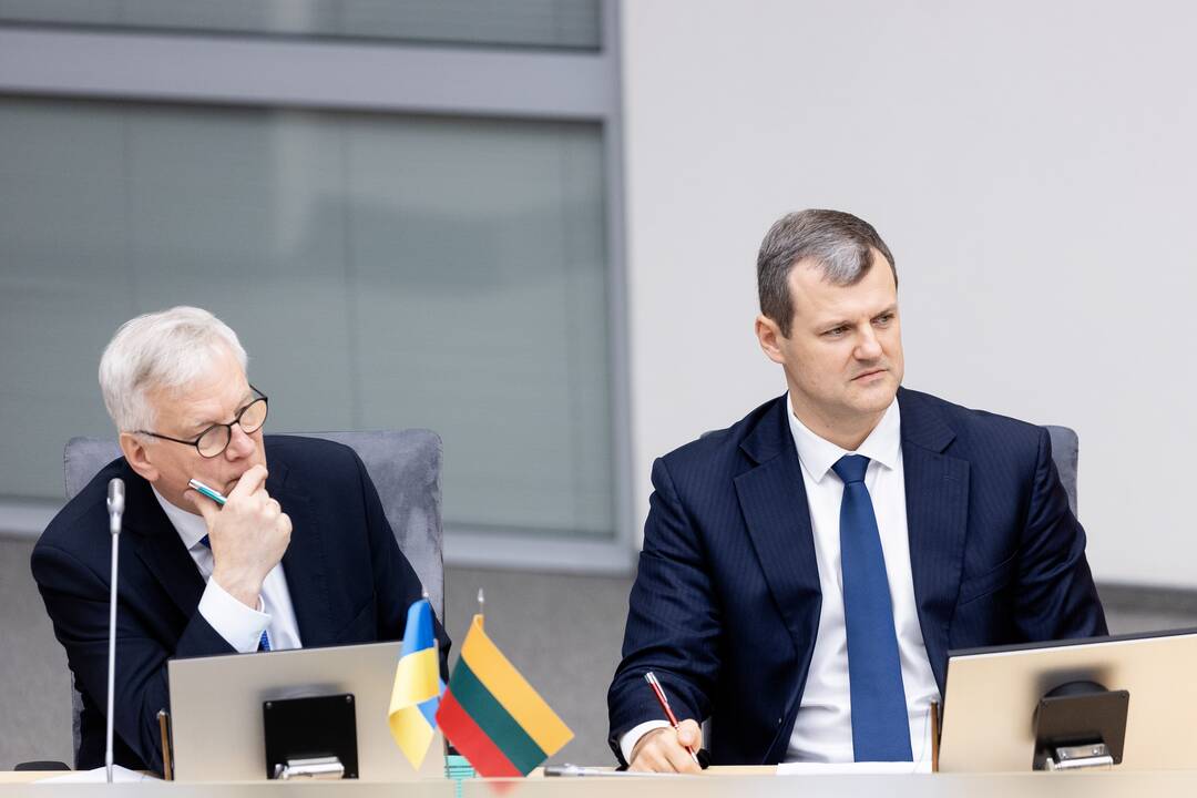 Vyriausybės programos tvirtinimas Seime