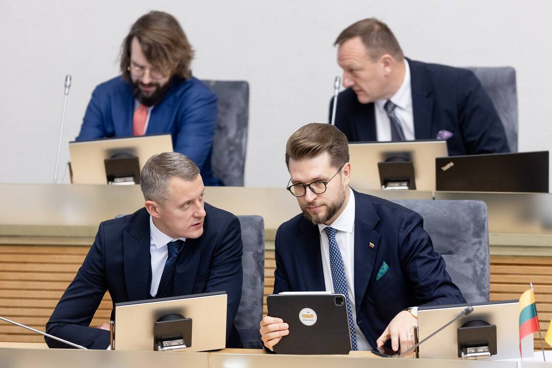Vyriausybės programos tvirtinimas Seime