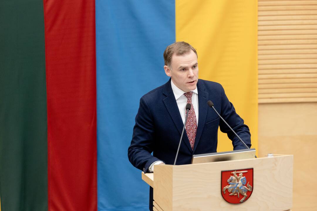 Vyriausybės programos tvirtinimas Seime