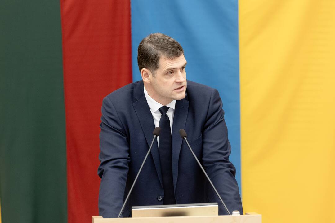 Vyriausybės programos tvirtinimas Seime