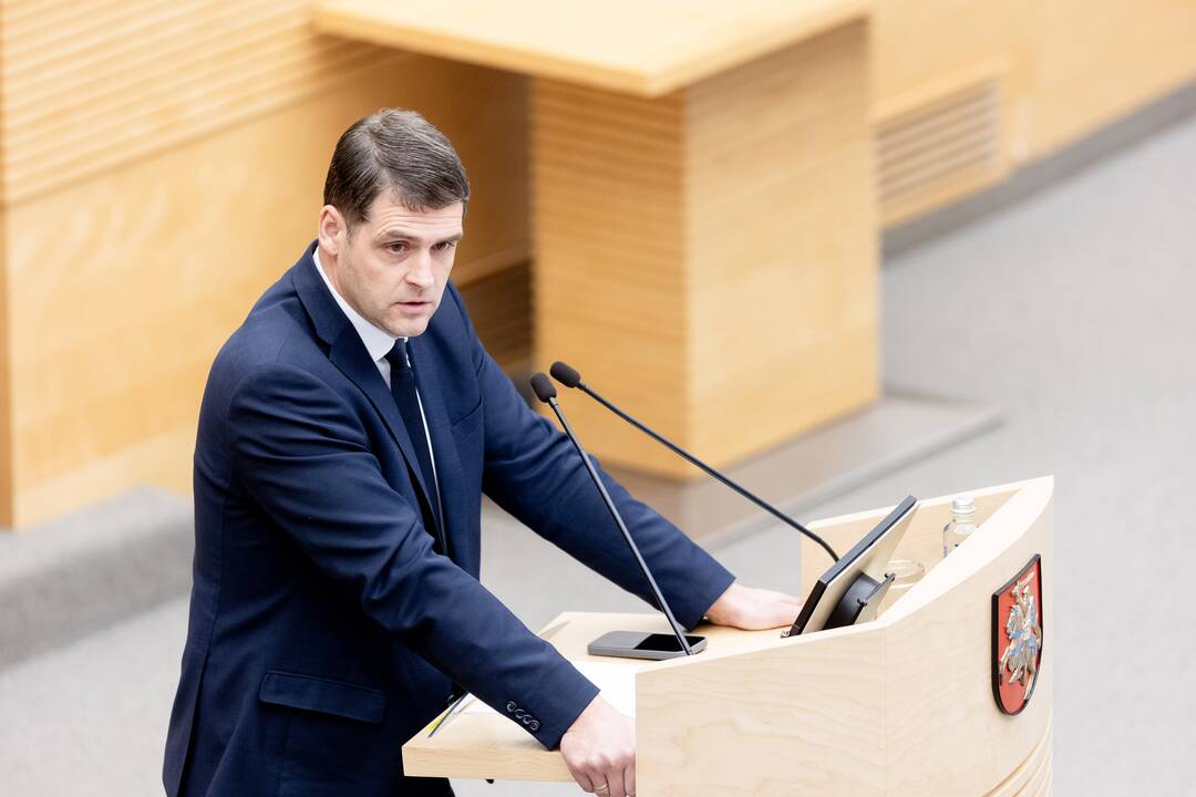 Vyriausybės programos tvirtinimas Seime