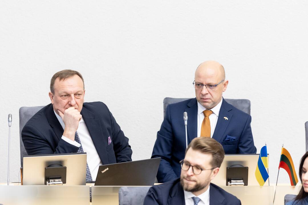 Vyriausybės programos tvirtinimas Seime