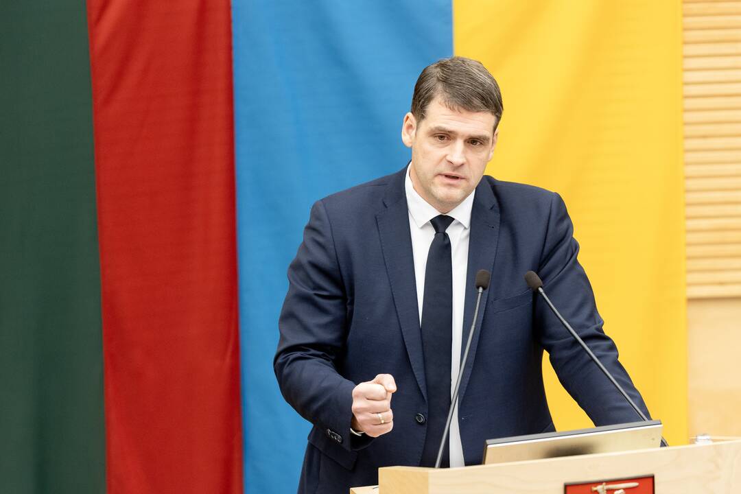 Vyriausybės programos tvirtinimas Seime