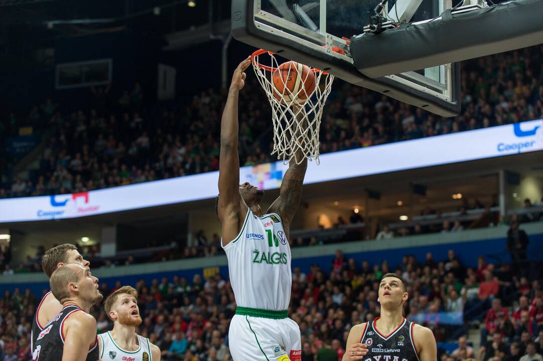 Vilniuje dominavęs „Žalgiris“ tapo vienvaldžiu LKL lyderiu