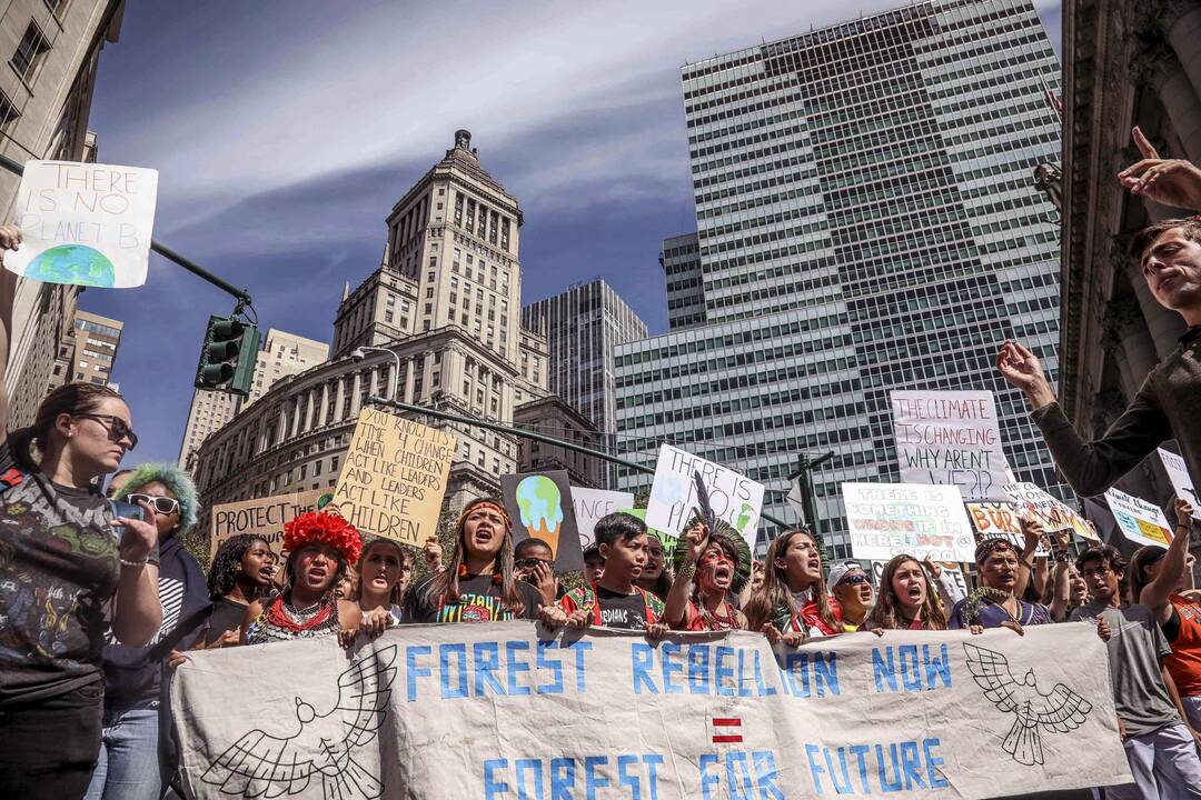 Moksleivių protestai prieš klimato pokyčius