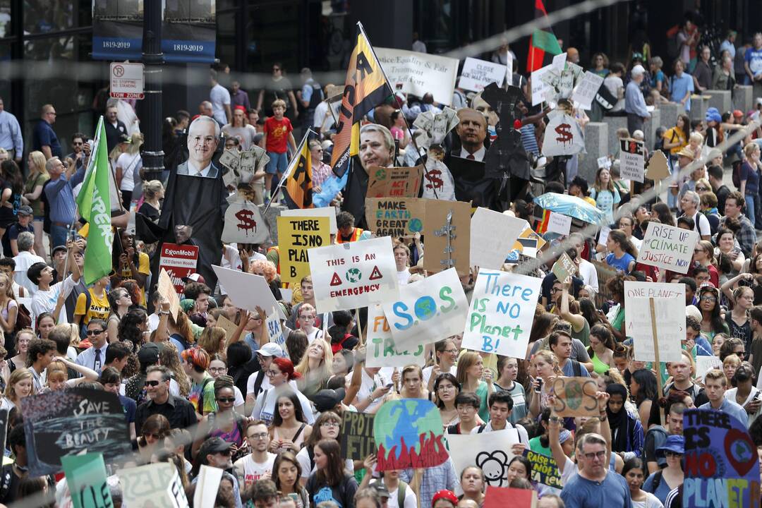 Moksleivių protestai prieš klimato pokyčius