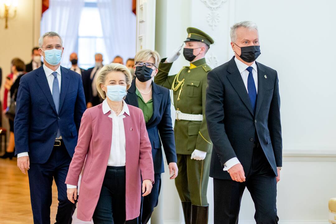 Prezidento ir NATO bei EK vadovų susitikimas Lietuvoje