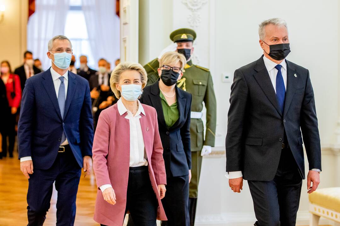 Prezidento ir NATO bei EK vadovų susitikimas Lietuvoje