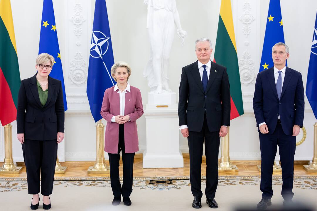 Prezidento ir NATO bei EK vadovų susitikimas Lietuvoje