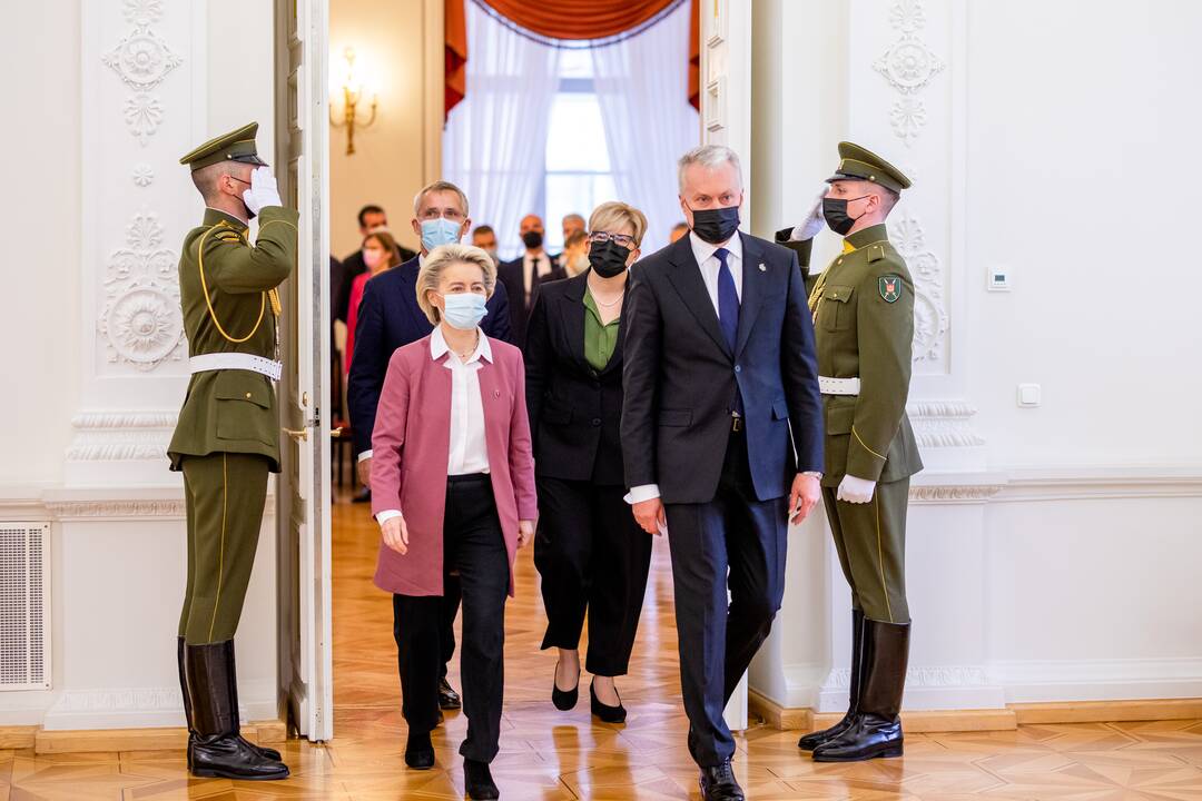 Prezidento ir NATO bei EK vadovų susitikimas Lietuvoje