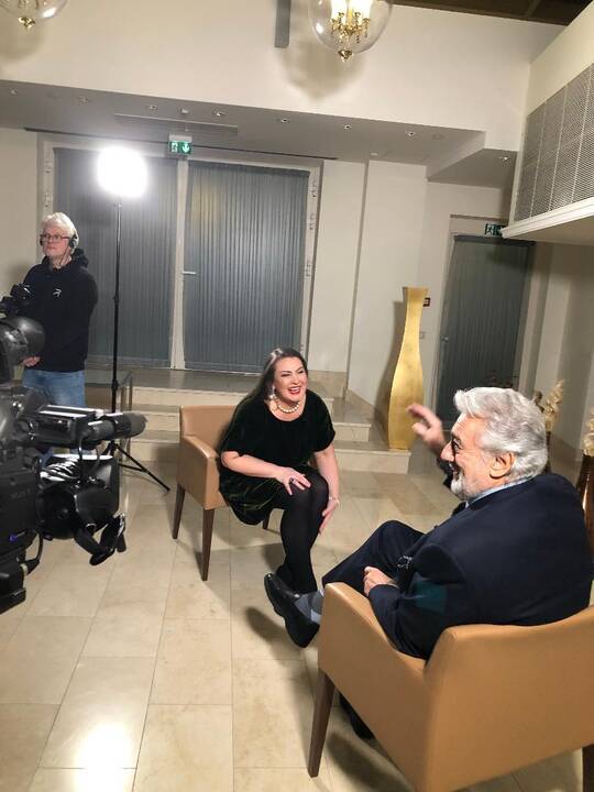 Nomeda Kazlaus ir Placido Domingo