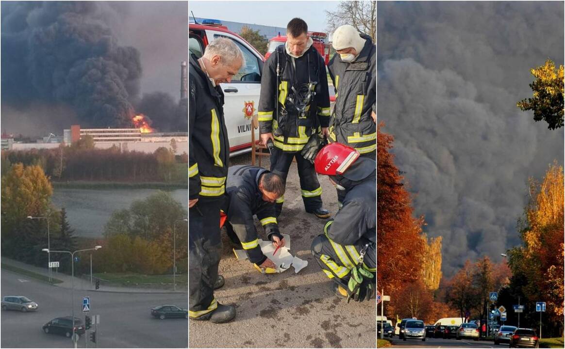 Alytuje uždrausta dirbti šalia gaisravietės esančioms įmonėms