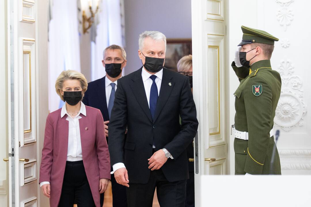 Prezidento ir NATO bei EK vadovų susitikimas Lietuvoje